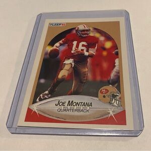 Joe Montana 1999 Fleer Football Card # 10 Vintage Collectible